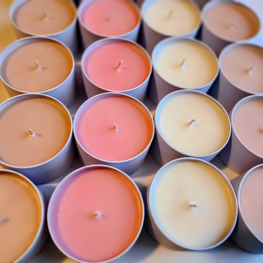 Assorted Scented Soy Candles 4 oz tins Bulk Candles