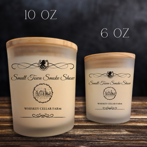 Small Town Smokeshow Smoky Cinnamon Rum Scented Candle for Cowgirls & Cowboys